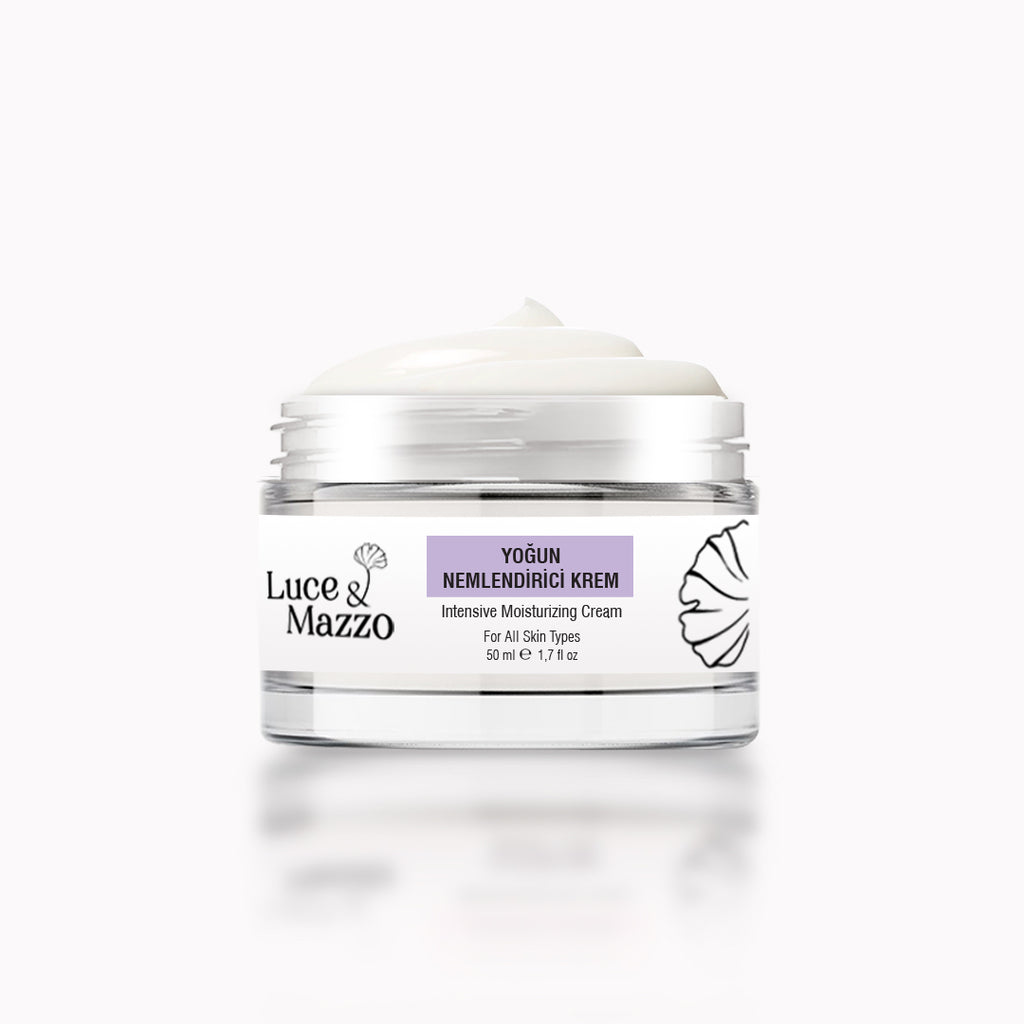 Yoğun Nemlendirici Krem 50 ml Saf İçerikli, 5 Aromatik Yağlı, Hızlı Emilim