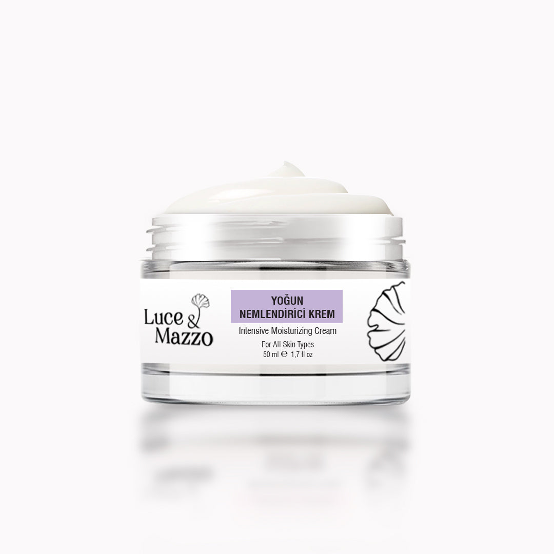 Yoğun Nemlendirici Krem 50 ml Saf İçerikli, 5 Aromatik Yağlı, Hızlı Emilim